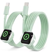 Upgraded 2 Pack for Apple Watch Charger USB C Cable, [MFi Certified] iWatch Charger Cable 3.3FT M...