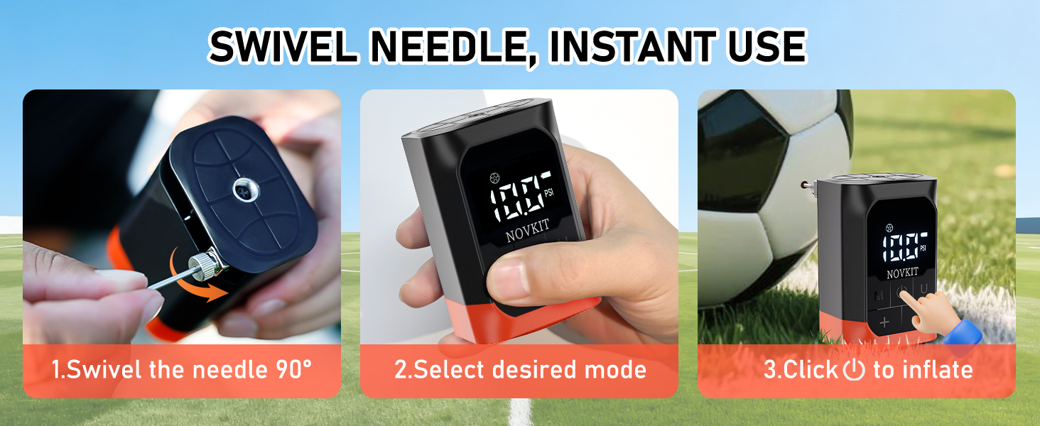 Swivel Needle, instant use