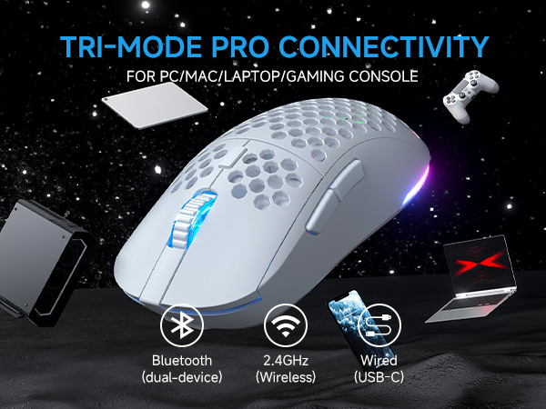 3-mode mouse-wired-USB-C-2.4G-BT