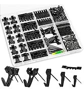 KURUI Picture Hangers, 385Pcs Picture Hanging Kit with Heavy Duty Picture Hanging Hooks, Sawtooth...