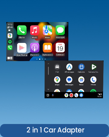 wireless carplay android auto 2 in 1 adapter