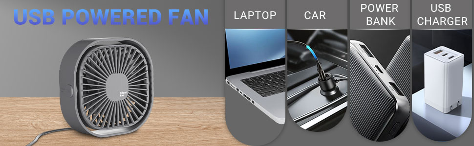 Small USB Desk Fan