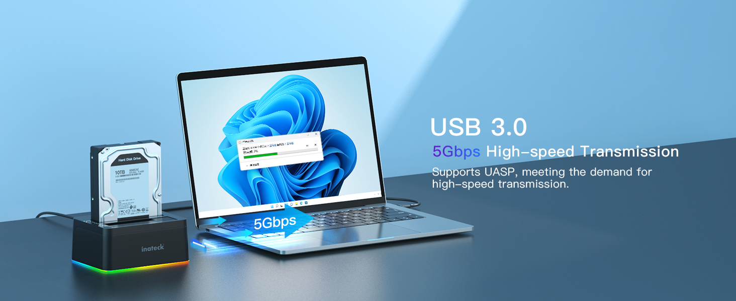 USB 3.0 5Gbps High-speed Transmission