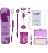 Braces Cleaning Kit for Teeth, Portable Orthodontic Toothbrush Kit Oral Care Dental Travel Kit - ...