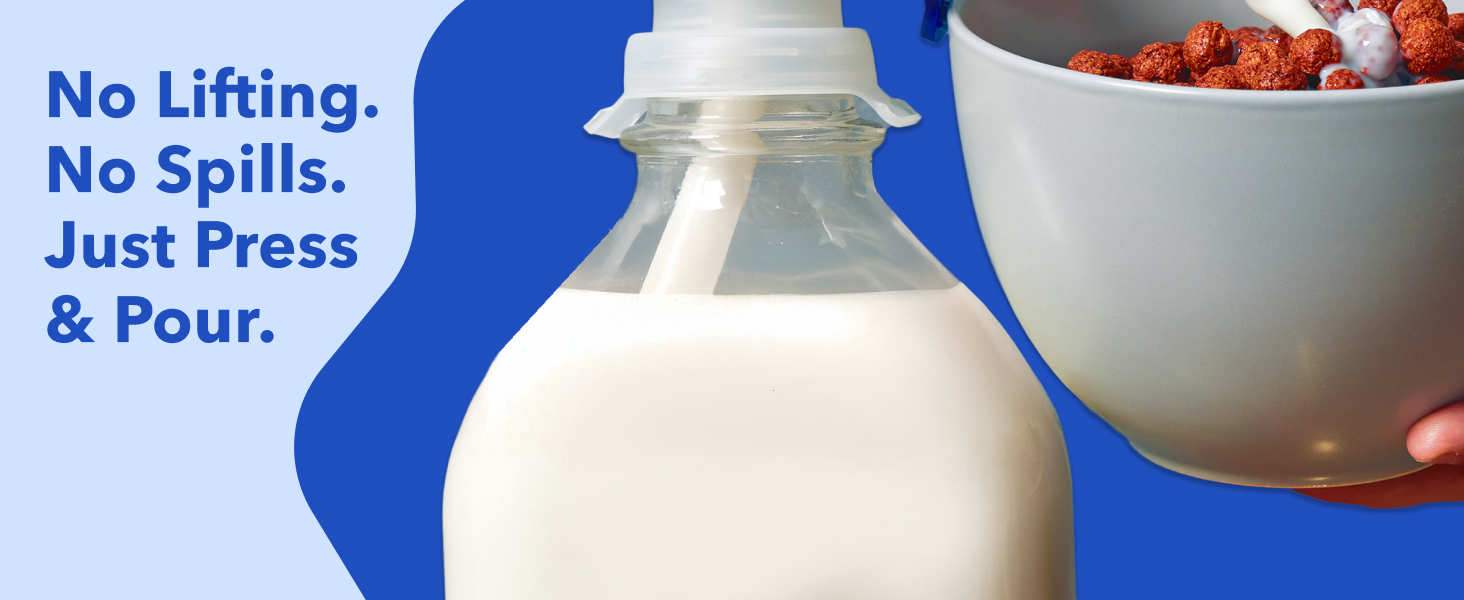 no spills or mess