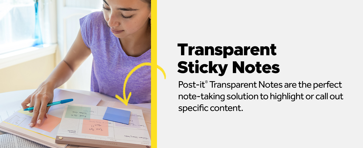 Transparent Sticky Notes