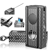 5-in-1 Torch Lighter, Built-in Multi-Functional Accessories, Punch, Draw Enhancer Tool, Holder, T...