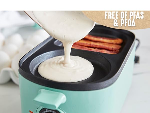 GreenLife, nonstick cooker, colorful, healthy, clean, PFAS, sandwich maker, easy to clean, durable