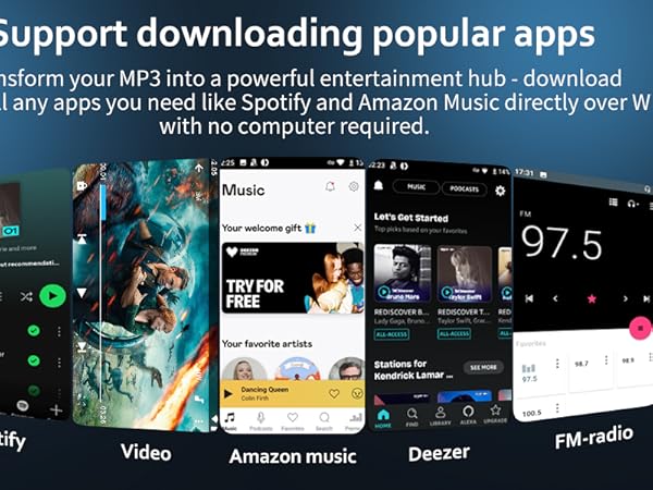 Support downloading popular apps