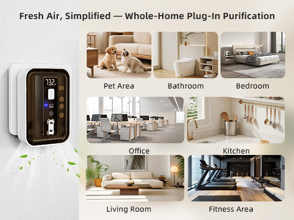 Fresh Air, Simplified — Whole-Home Plug-In Purification&amp;#34;