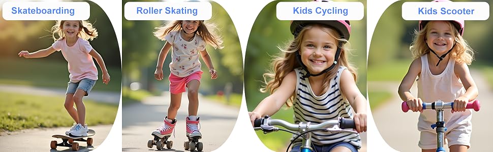 girls knee pads and elbow pads set,kids knee pads,kids elbow pads,kids protective gear set,knee pads