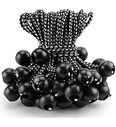 Ball Bungee Cord Bungee Balls: 6-inch 52 PCS Elastic Bungee Ball Rope Tarp Tie Down Heavy Duty Te...