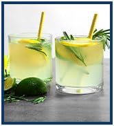 KICHLY Clear Plastic Drinking Glasses - Pack of 6 (3 Each 12 Ounce &amp; 16 Ounce Plastic Glasses Dri...