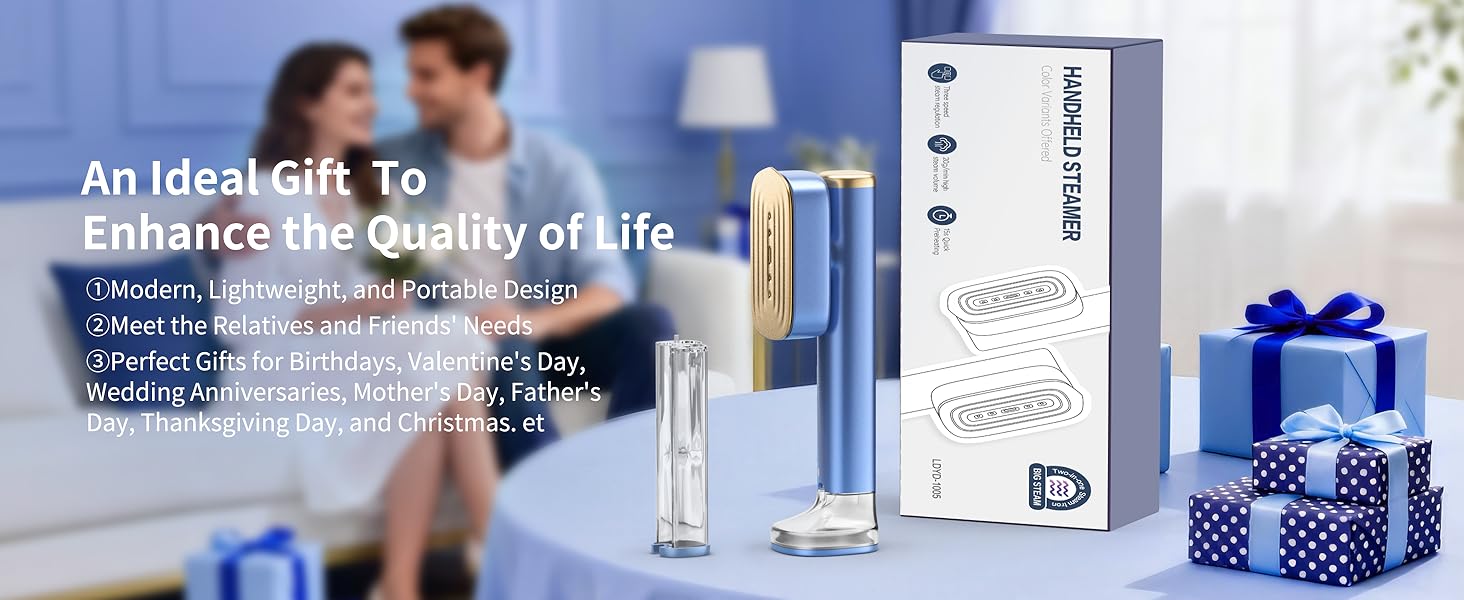 MIYOKO 2-in-1 Garment Steamer for Clothes