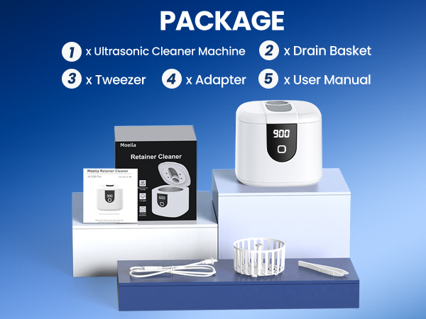 ultrasonic retainer cleaner