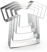 T-Shirt/Sports Jersey/Medical Scrub/Baby Shirt Cookie Cutter Set - 5", 4", 3", 2" - 4 Piece - Sta...