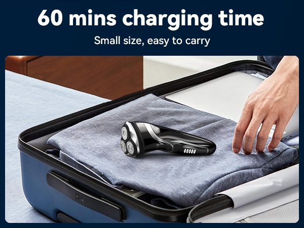 Electric Razor for Men with Pop-Up Trimmer