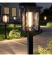 XMCOSY+ Solar Pathway Lights, 50 LM Bright Solar Lights, Garden Outdoor Waterproof Light IP65, 2-...
