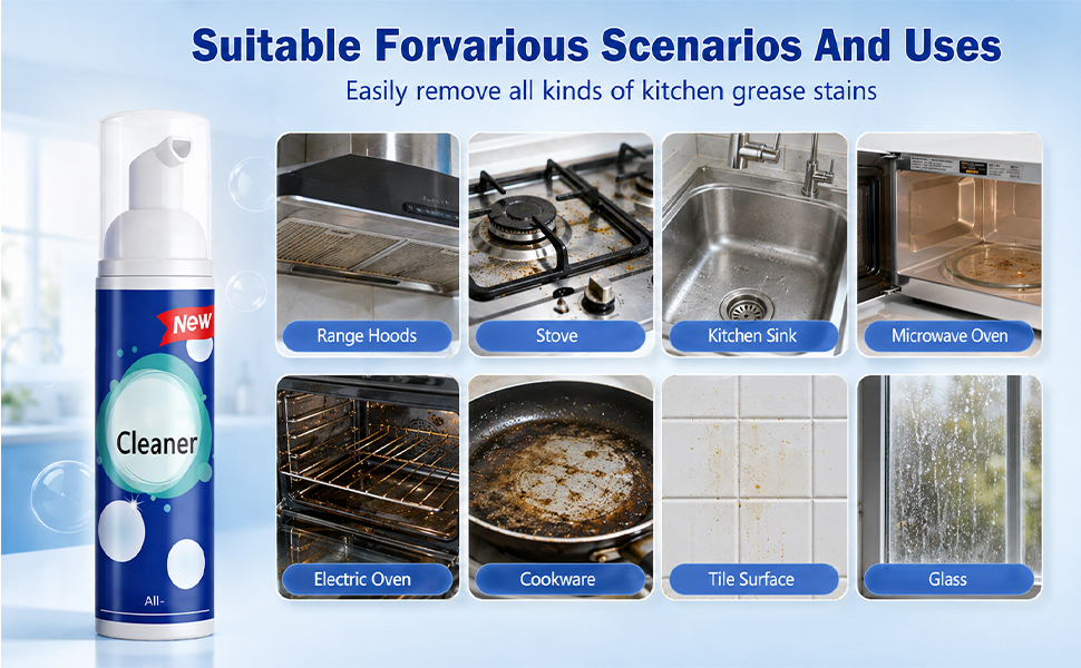 Foaming Wall Cleaner,Suitable Forvarious Scenarios And Uses
