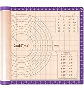 Silicone Pastry Baking Mat Non Stick-Large Rolling Dough with Measurements-Non Slip Pizza,Fondant...