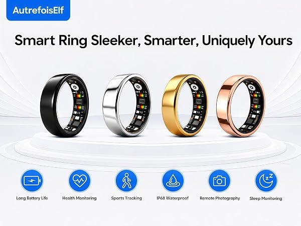 AutrefoisElf Smart Ring Gen 3: Elegance Meets Advanced Technology.