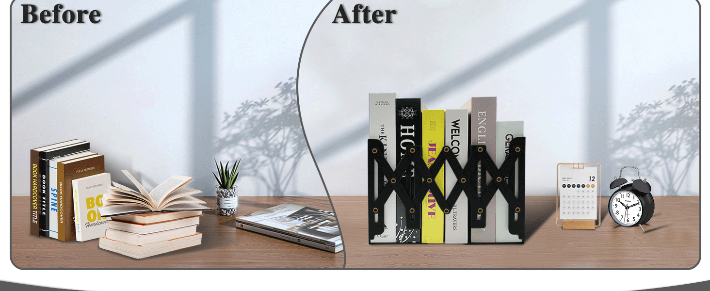 Adjustable Bookends