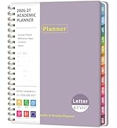 Planner 2026-2027, Academic Weekly and Monthly Calendar Planner, July 2026 - June 2027, Hardcover...