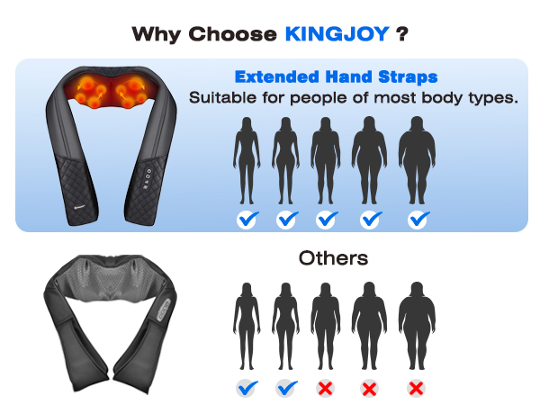 neck and shoulder massager with heat shiatsu neck and back massager shoulder massager