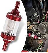AWGUKA Pack-1 Car Fuel Filter, Alloy Rust-Proof and Durable Efficient Filter Oil Cup, Transparent...