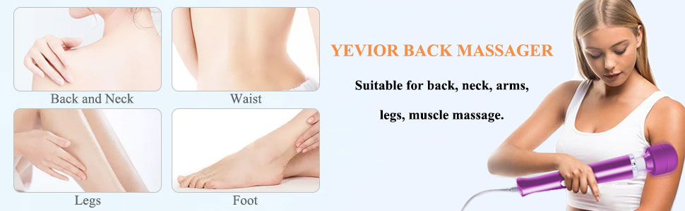 Purple Back Massager