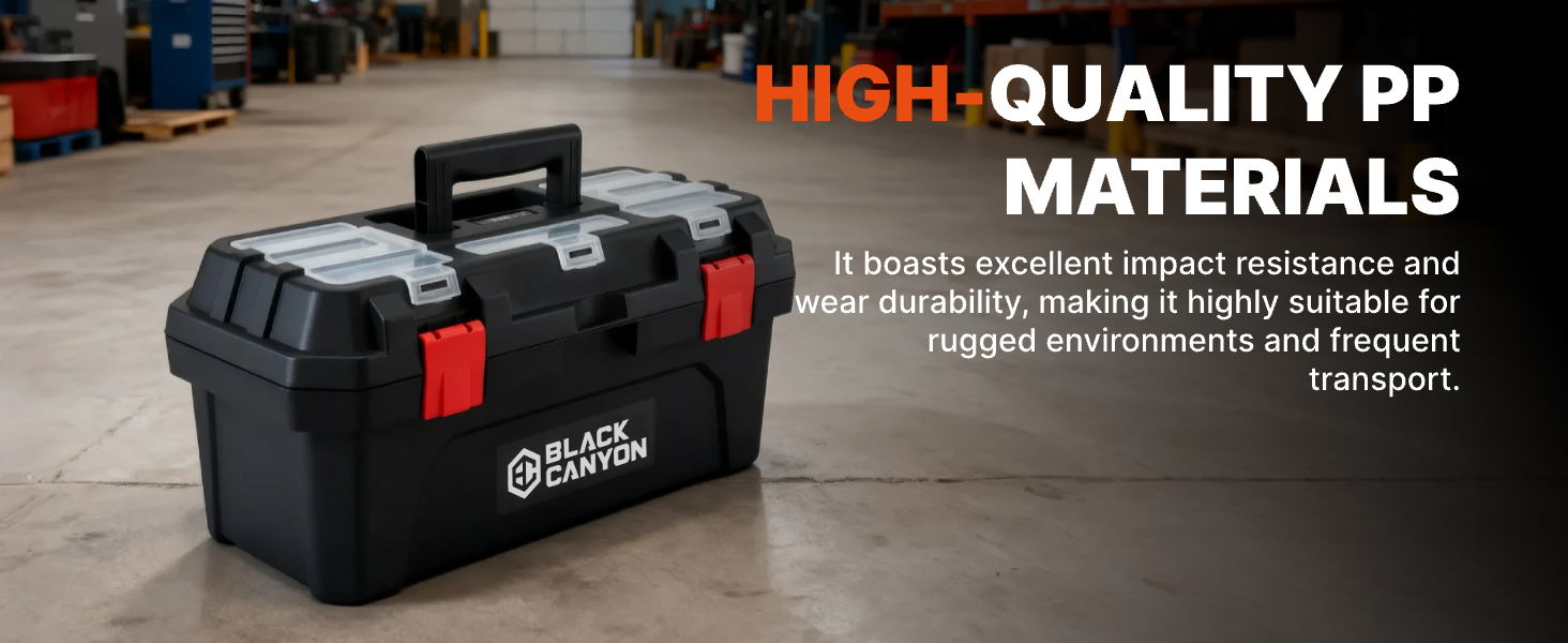 Portable Plastic Tool Box