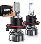 Nilight H13/9008 LED Headlight Bulbs, 350% Brighter LED High and Low Beam Headlights Conversion K...