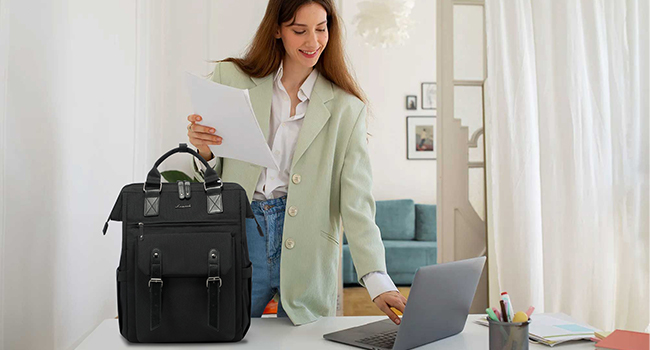 1930 Laptop Backpack for Women Work Travel Backpack Purse Teacher Nurse Bag College Daypack