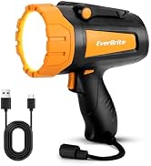 EverBrite Powerful Rechargeable Spotlight, 500lm LED Flashlight with Adjustable Stand, Perfect fo...