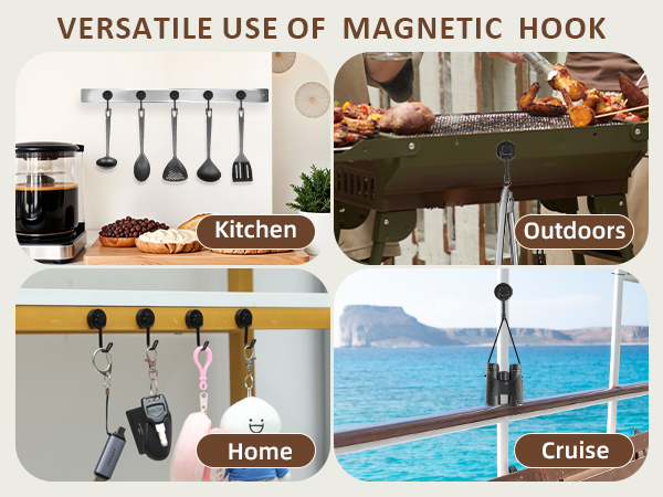 Neosmuk black swing magnetic hooks
