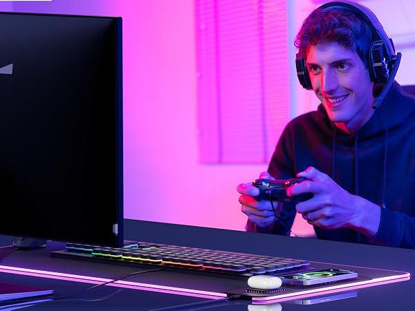 Wireless Charging Mouse Pad