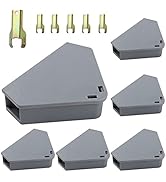 Mouse Station with Keys Grey 6 Pack, Key Required Mouse Stations, Mice Stations, Keeps Children a...