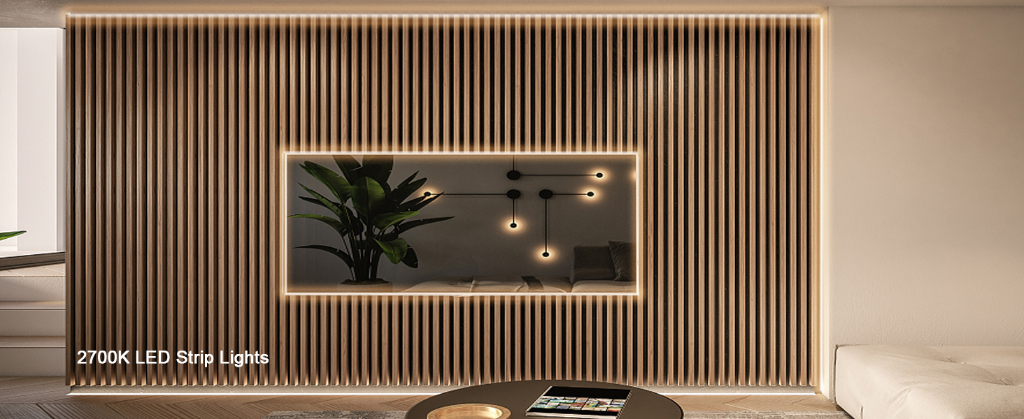 strip lights warm white