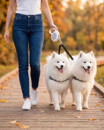 Colorful Dual Dog Leash