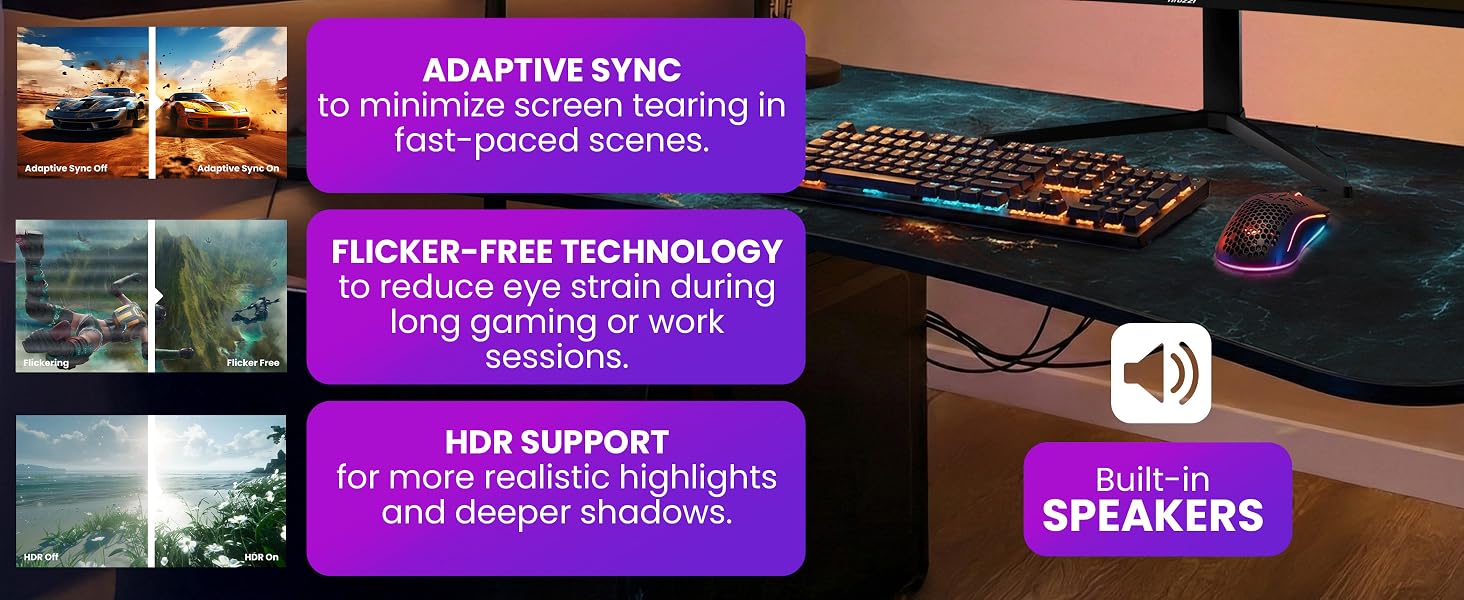 To minimize screen tearing in fast-paced scenes