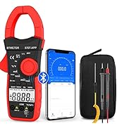BTMETER AC/DC 1000A Clamp Multimeter, 4000 Counts Digital Clamp-on Meter with Data Logging Measur...