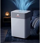 Uthfy 4000 Sq. Ft. Dehumidifier for Basement, Max 55 Pints/D Dehumidifiers with Drain Hose, 24-H ...
