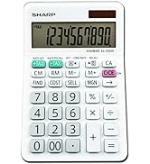 Sharp EL-330WB Standard Function Basic Desktop Calculator, Large Display, For Home and Office, Du...