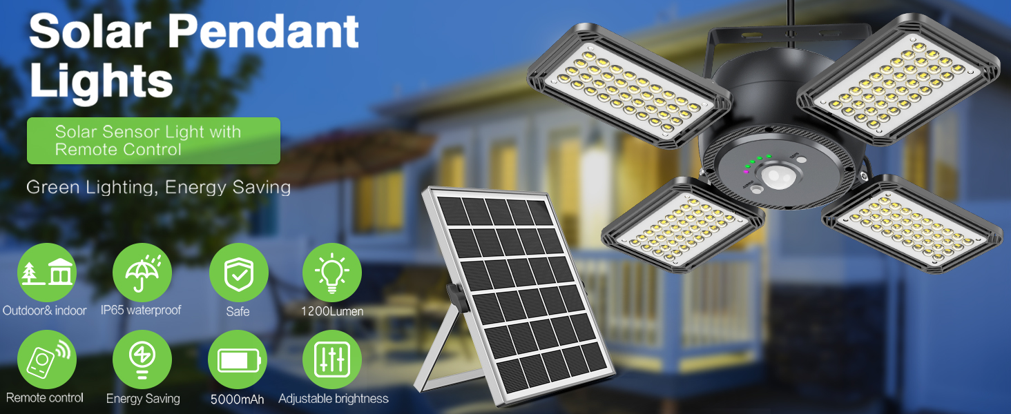 4 leaf solar shed light