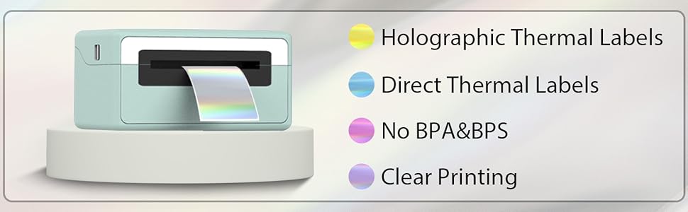holographic thermal labels