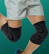 Modvel Compression Knee Brace for Women &amp; Men, 2-Pack Knee Brace for Running Knee Pain, Knee Supp...