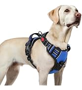 rabbitgoo Dog Harness for Large, No Pull Pet Harness with 3 Buckles, Adjustable Soft Padded Vest ...