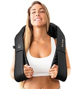 Shiatsu Back Shoulder and Neck Massager with Heat - Deep Tissue Kneading Pillow Massage - Back Ma...