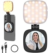 NEEWER BASICS Magnetic Selfie Light Compatible with MagSafe iPhone,CRI95 700lx/0.3m Folding LED P...