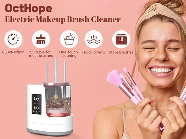 makeup brush cleaner machine make up brush cleaner electric makeup brush cleaner brush make up